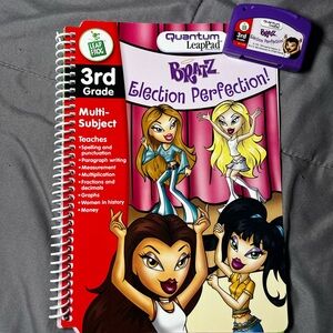 LeapFrog Quantum LeapPad Bratz Election Perfection Book & Cartridge Grade 3